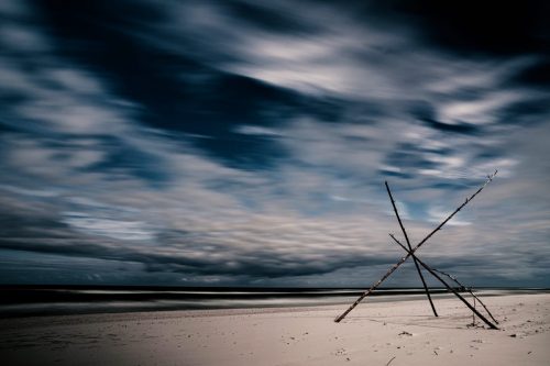 Strand-Holzgestell-Master